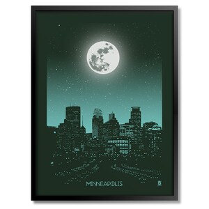 Minneapolis Moon Print