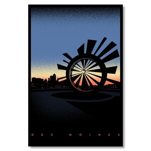 Des Moines Shattering Silence Postcard