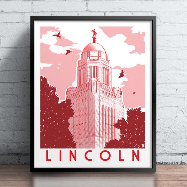 Lincoln Capitol Kunstdruck