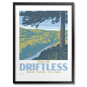 Entdecke den Driftless Druck