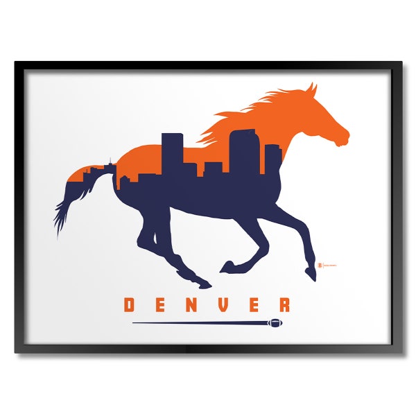 Denver Football Print