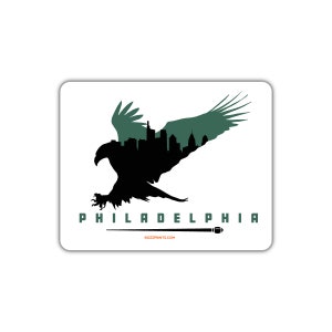 Philadelphia Football Sticker