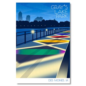 Gray's Lake Park Postcard