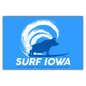 Surf Iowa Postcard