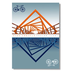 Biglietto d'auguri High Trestle Train Bridge