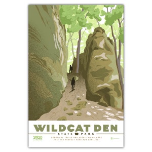 Cartolina del Wildcat Den State Park