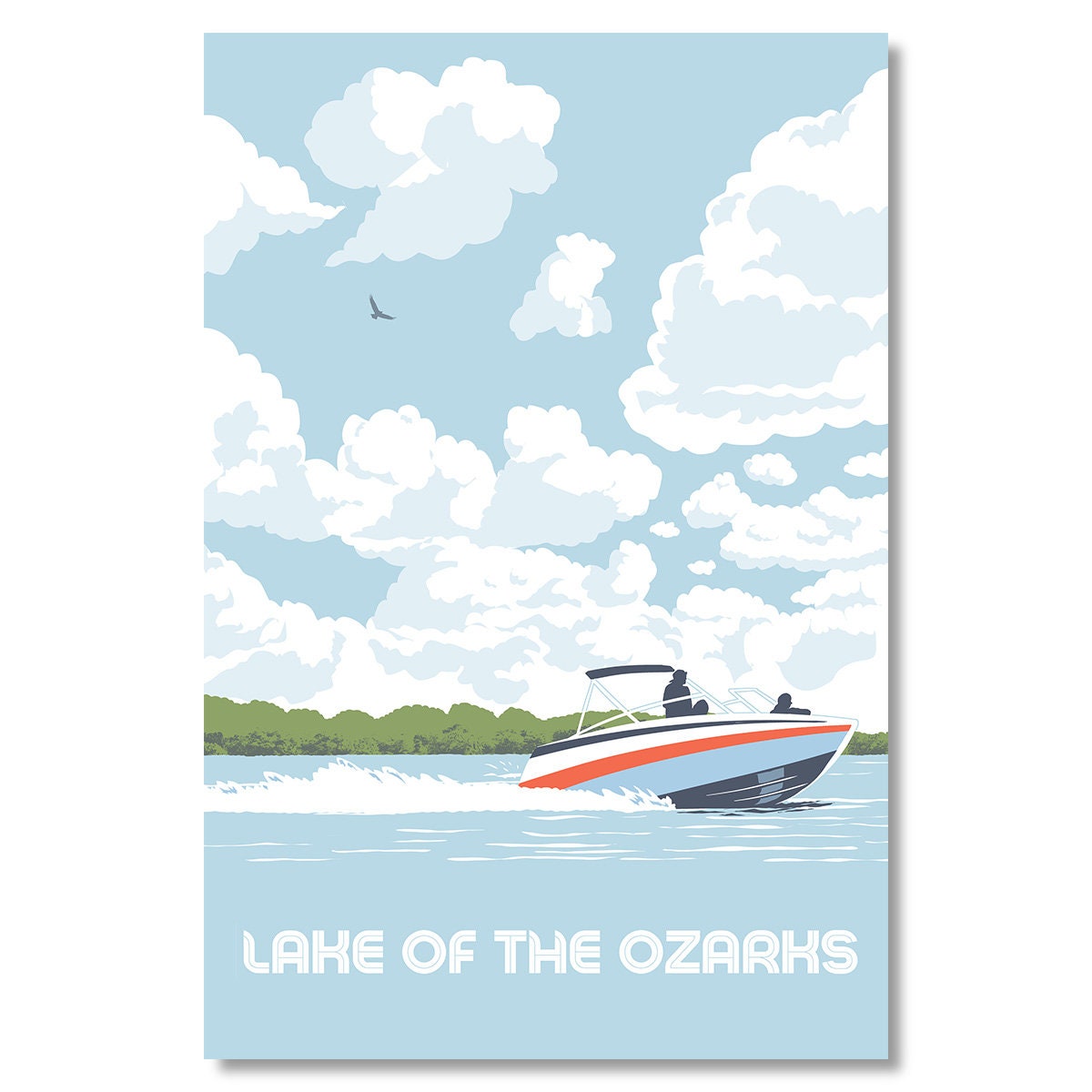 Lake of the Ozarks Sky Postcard