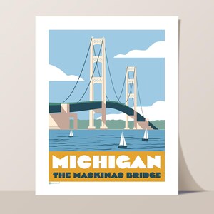 Michigan Mackinac Bridge Print image 3