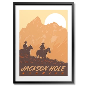 Jackson Hole By Horseback Print