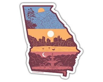 Layers of Georgia Sticker