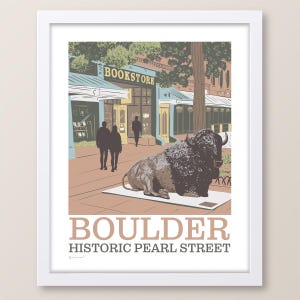 Boulder Pearl Street Colorado Print