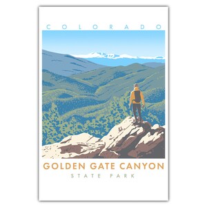 Golden Gate Canyon - Cartolina del parco statale del Colorado