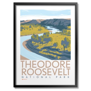 Theodore Roosevelt National Park Overlook Print