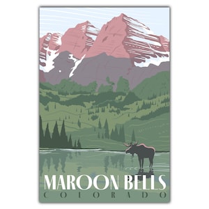 Cartolina dei Maroon Bells