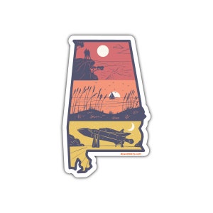 Couches d’Alabama Sticker