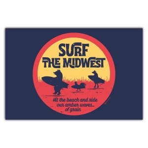 Cartolina Surf The Midwest