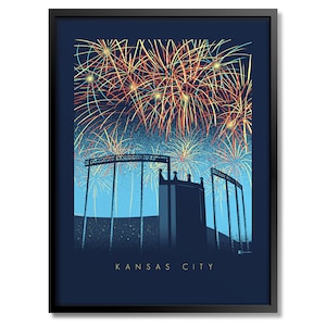 Kansas City Fireworks Print