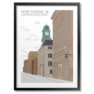 Downtown Fort Dodge Print