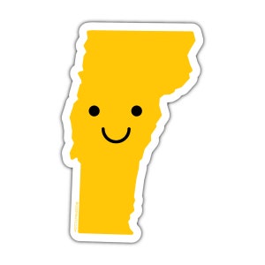 Smiley Vermont Aufkleber
