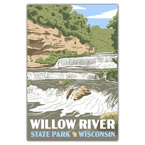 Cartolina del Willow River State Park, Wisconsin