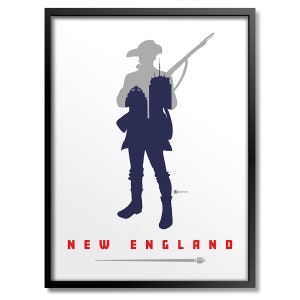 New England Football Print