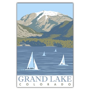 Cartão postal de Grand Lake Colorado