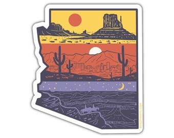 Layers of Arizona Sticker