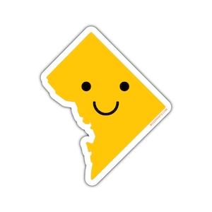 Adesivo Smiley Face Washington D.C.