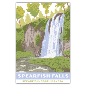 Cartão postal do cânion Spearfish