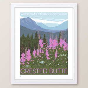 Crested Butte Wildflowers Colorado Print