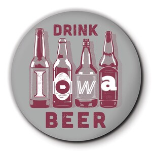 Bebe Iowa Beer Coaster