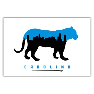 Cartolina di football della Carolina