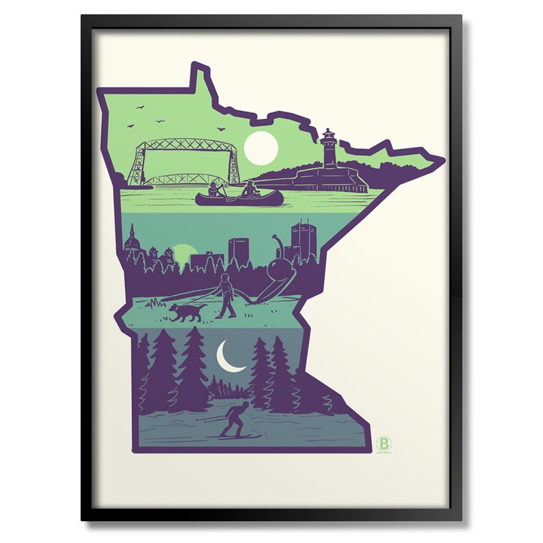 Layers of Minnesota Print image 1