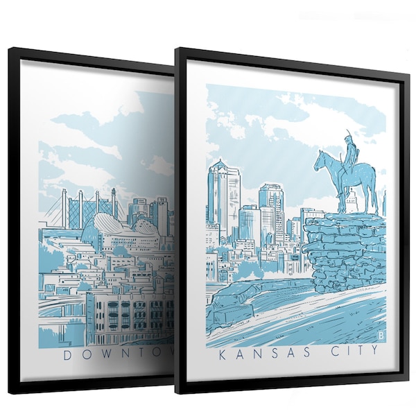 Kansas City Wall Art Etsy