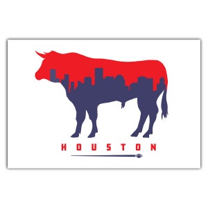 Carte postale de Houston football