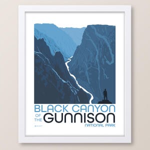 Black Canyon of the Gunnison National Park Colorado Print