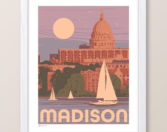 Madison Sailing Print
