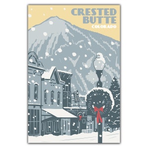 Cartolina di Crested Butte Elk Avenue
