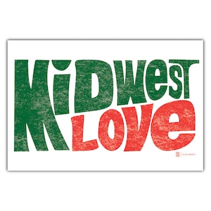 Midwest Love Postkarte