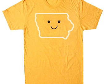 Smiley Face Iowa T-Shirt