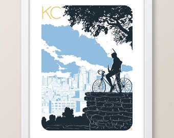 Kansas City Bike Scout Print