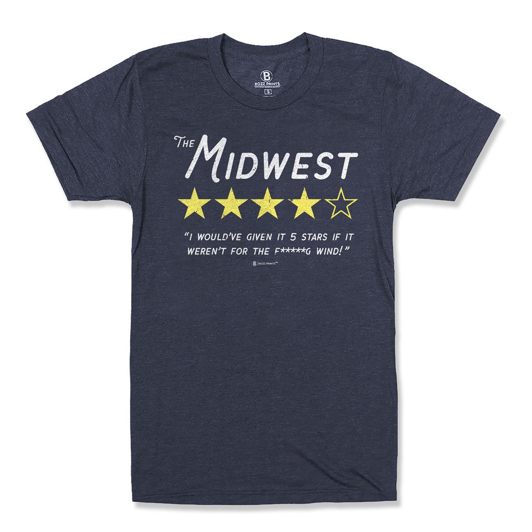 Midwest Is Best Blue T-Shirt main image 0