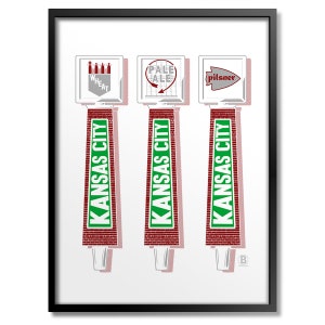 Kansas City Beer Taps Print