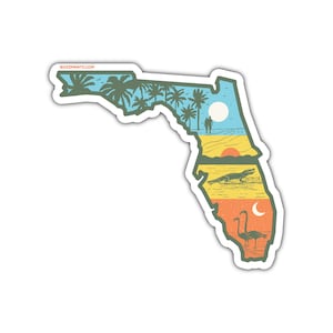 Schichten von Florida-Aufkleber