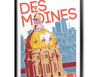 Des Moines Capitol Print