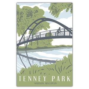Madison Tenney Park Postkarte
