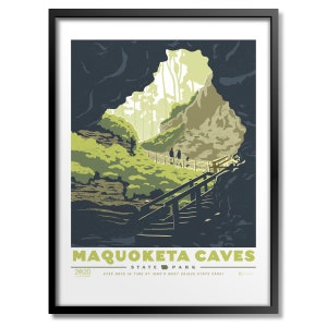 Parque estatal de las cuevas de Maquoketa Imprimir