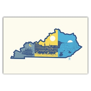 Camadas do Cartão Postal de Kentucky