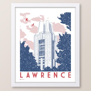 Lawrence Campanile - Kansas Print