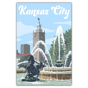 Carte Postale Kansas City Country Club Plaza